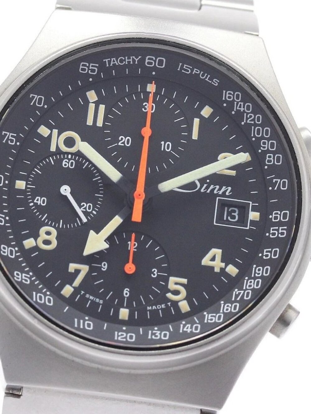 Sinn 144 GMT 322 Chronograph Date black Dial Automatic Men's Watch_943081